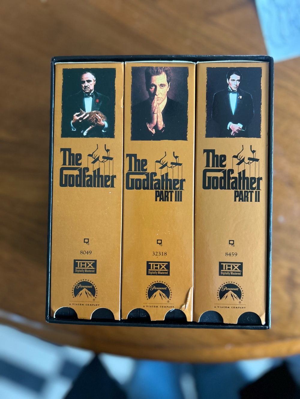 Vintage Godfather Trilogy VHS Box Set Collector Edition Black Gold